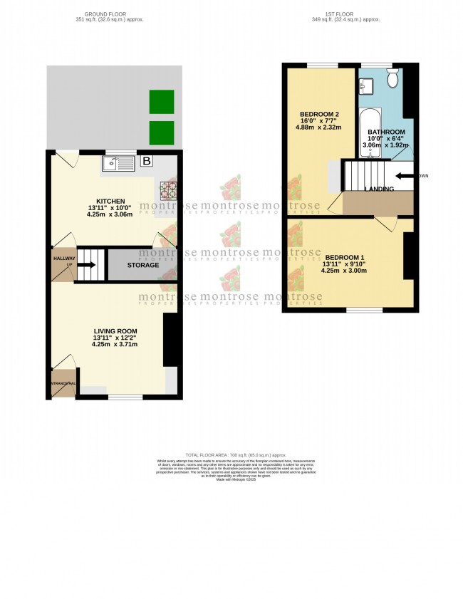 Floorplan for Owen Street, Eccles, m30