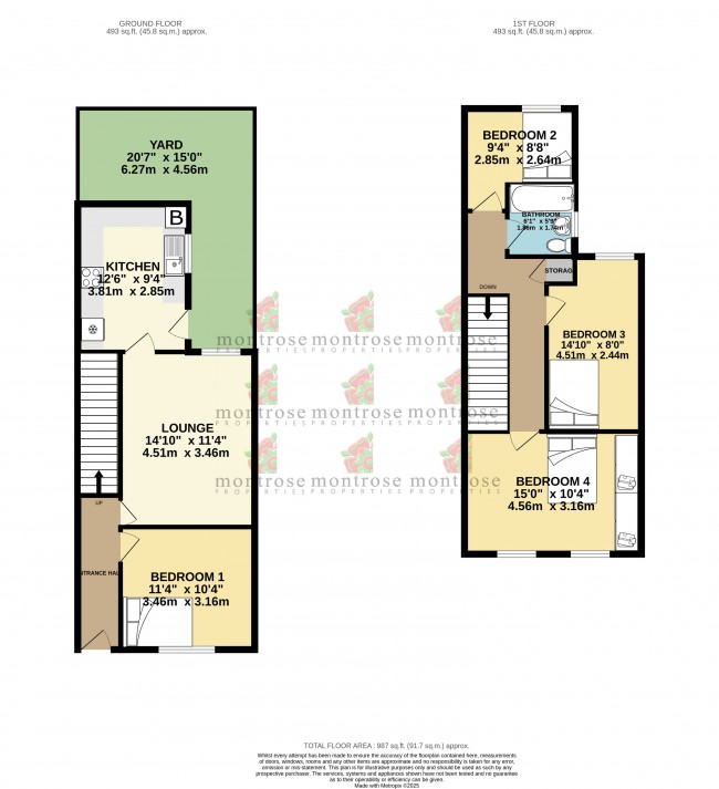 Floorplan for Rippingham Road, Withington, m20