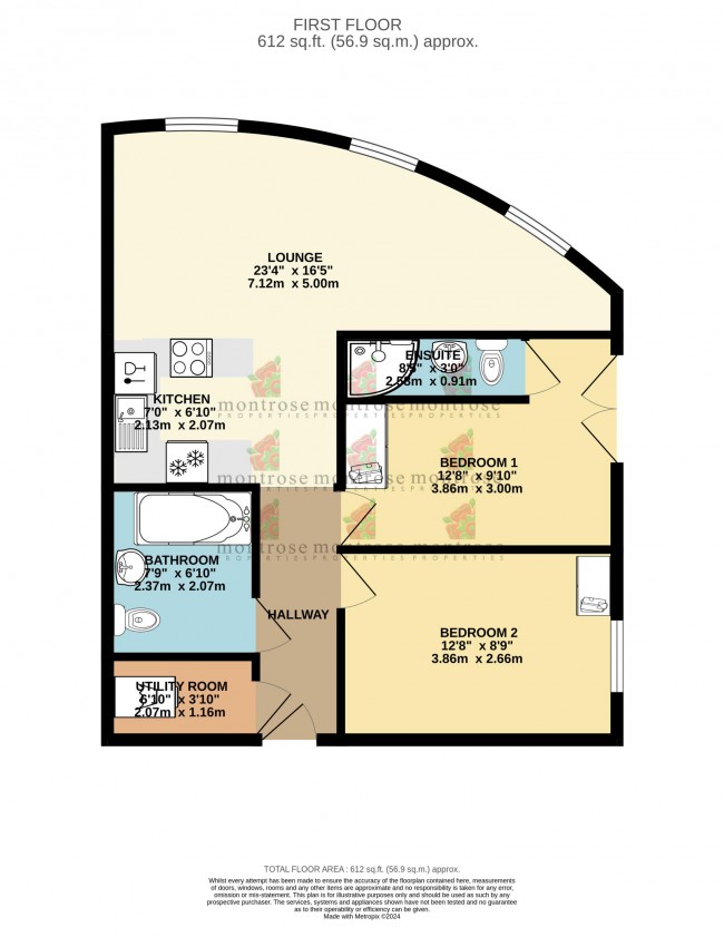 Floorplan for Clearwater Drive, Didsbury Point, m20